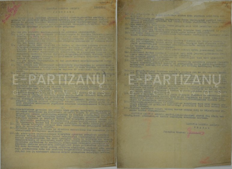 1944 m. liepos 1 d. Lietuvos Laisvės Armija (LLA) paskelbė karo padėtį: visi LLA nariai privalėjo...