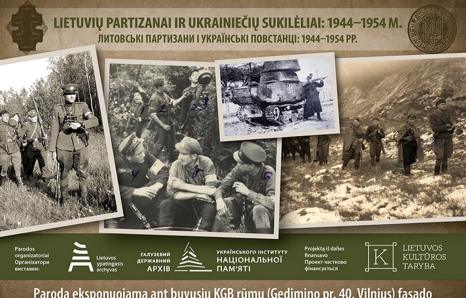 Paroda „Lietuvių partizanai ir ukrainiečių sukilėliai: 1944–1954 m.“ 