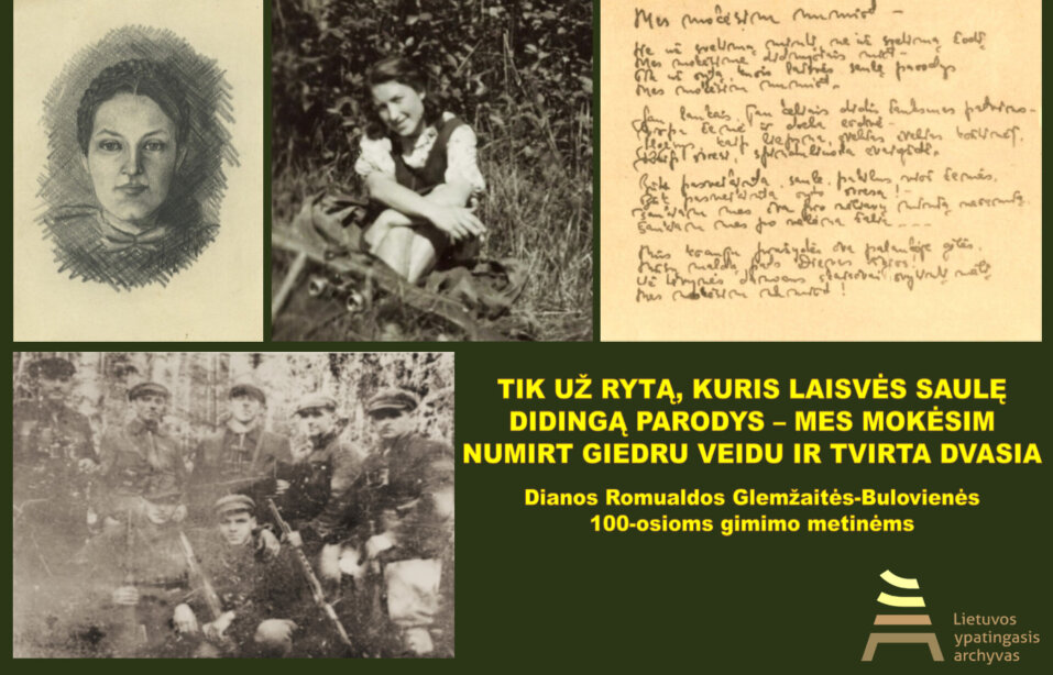 Tik už rytą, kuris laisvės saulę didingą parodys – mes mokėsim numirt giedru veidu ir tvirta...
