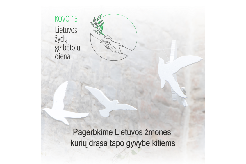 Kovo 15-ąją minime Lietuvos žydų gelbėtojų dieną