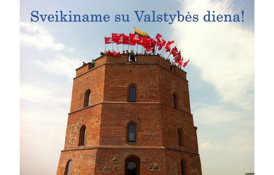 Sveikiname su Valstybės diena!